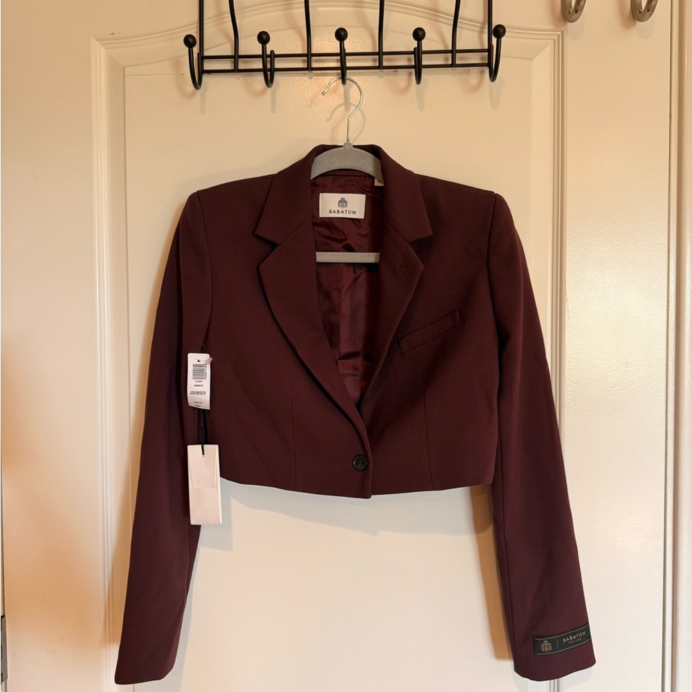 Aritzia Brown Blazer Modern Structured Suit Jacket